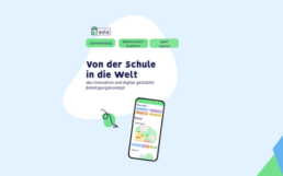 Banner: Von der Schule in die Welt. Gemeinnützig. Datenschutzkonform. Open Source.