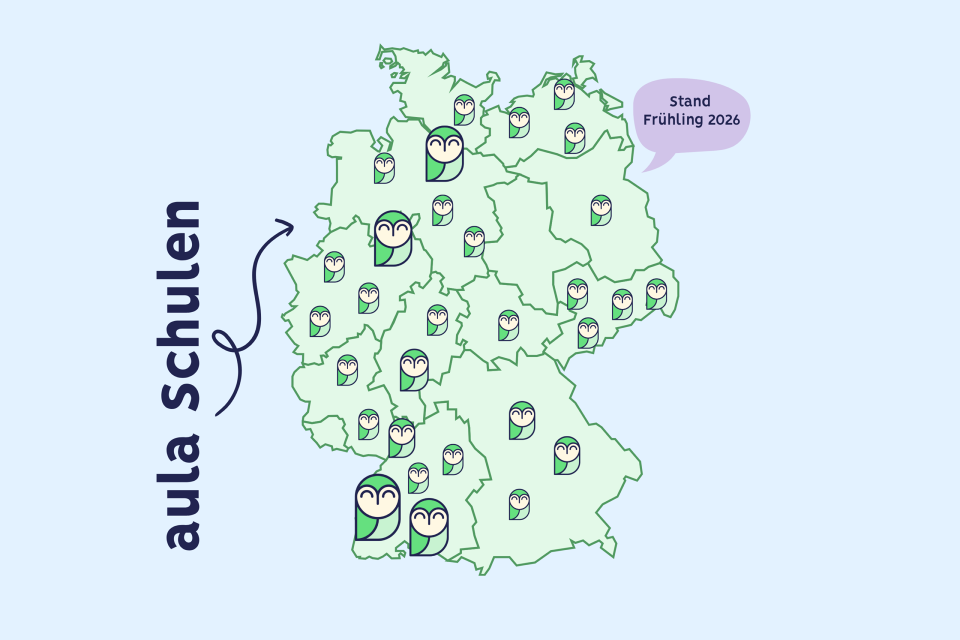 aula Schulen Stand Fr&uuml;hjahr 2026